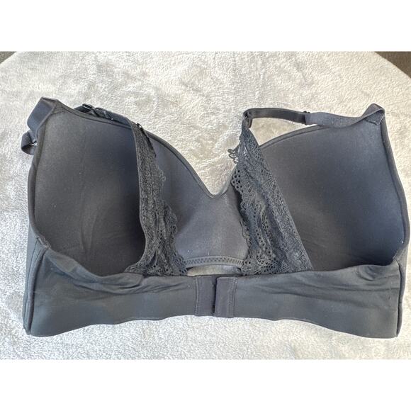 Soma Bra Enbliss Luxe Wireless Lace J Hook Black Size 34C - Picture 2 of 8